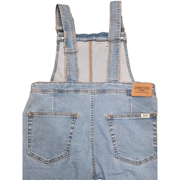 Levi’s Levi Strauss Y2K Baggy Preppy Jumpsuit Blue Jeans Overalls M A004101 - Picture 2 of 13